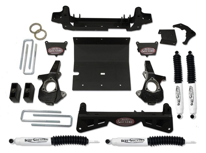 Tuff Country 01-10 Chevy Silverado 2500HD 4×4 4in Lift Kit (w/3pc Sub Frame SX8000 Shocks)