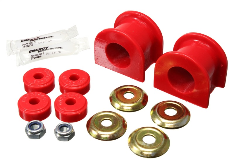 Energy Suspension 05-15 Toyota Tacoma 2WD 30mm Front Sway Bar Bushing Set – Red