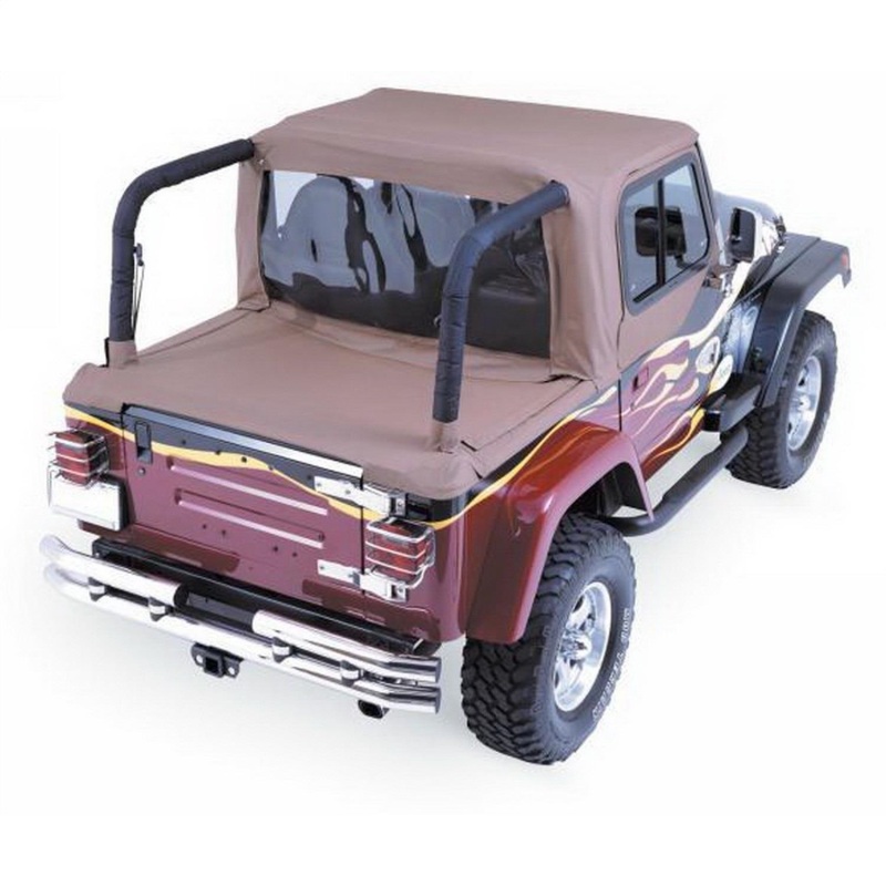 Rampage 1997-2002 Jeep Wrangler(TJ) Cab Soft Top And Tonneau Cover – Spice Denim