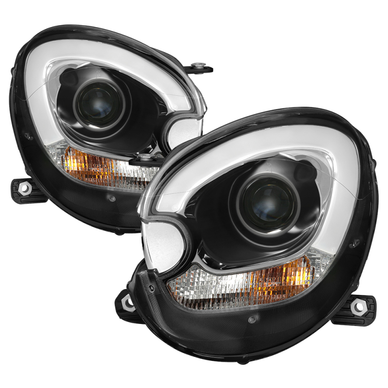 Spyder Mini Cooper Countryman 11-15 Headlights – Halogen Model Only – Black PRO-YD-MCO11-DRL-BK