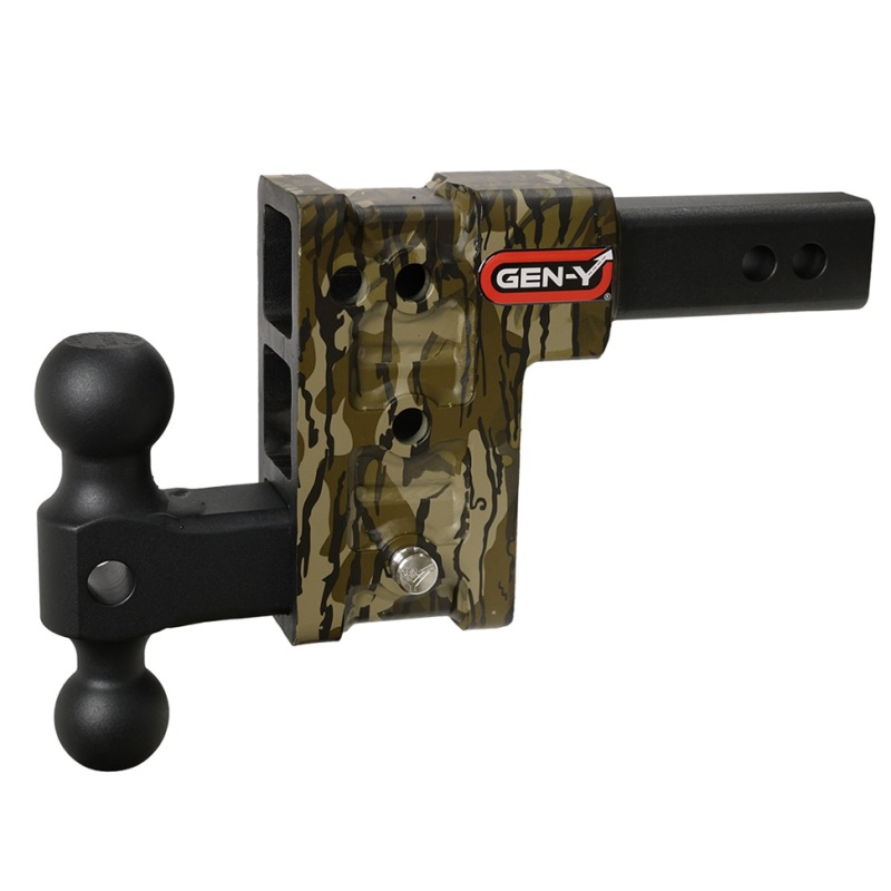 Gen-Y Mega Duty 2in Shank 5in Drop 2K TW 16K Hitch w/GH-051 Dual-Ball – Mossy Oak