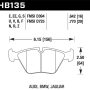 Hawk 1989-1995 BMW 525i HPS 5.0 Front Brake Pads