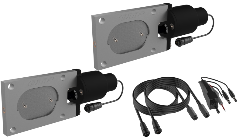 QTP Bolt-On QTEC Dual Low Profile Oval Electric Cutout Valves – Pair