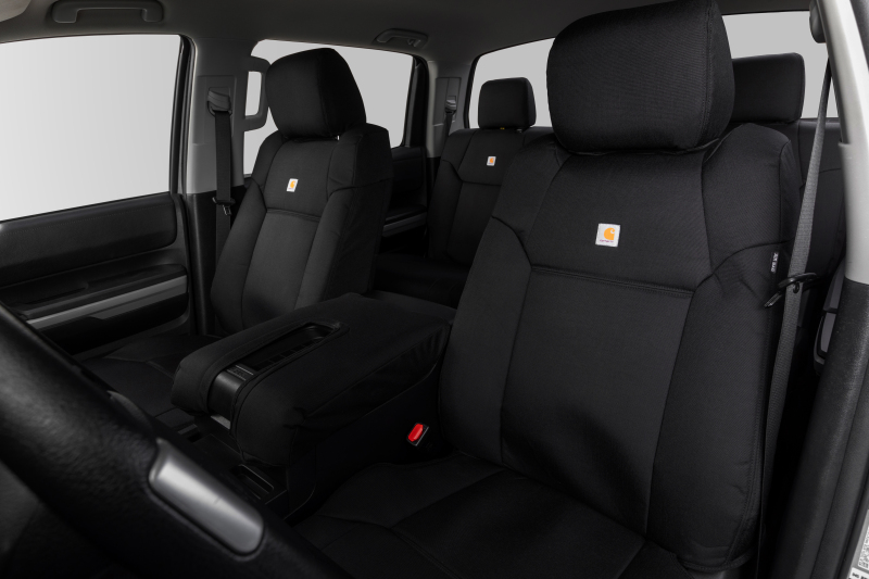 Covercraft 15-22 Chevrolet Colorado Carhartt PrecisionFit Custom Front Row Seat Covers - Blk
