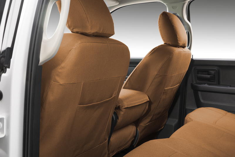 Covercraft 95-97 Toyota Land Carhartt PrecisionFit Custom Front Row Seat Covers - Brown
