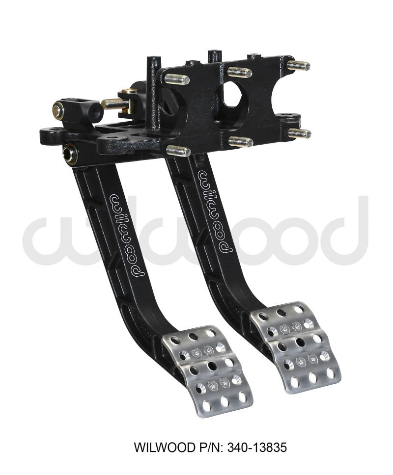 Wilwood Adjustable Dual Pedal – Brake / Clutch – Rev. Swing Mount – 5.1:1