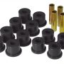 Prothane GM Rear Spring & Shackle Bushings (w/ 1.5in OD Frame Shackle Bush) - Black