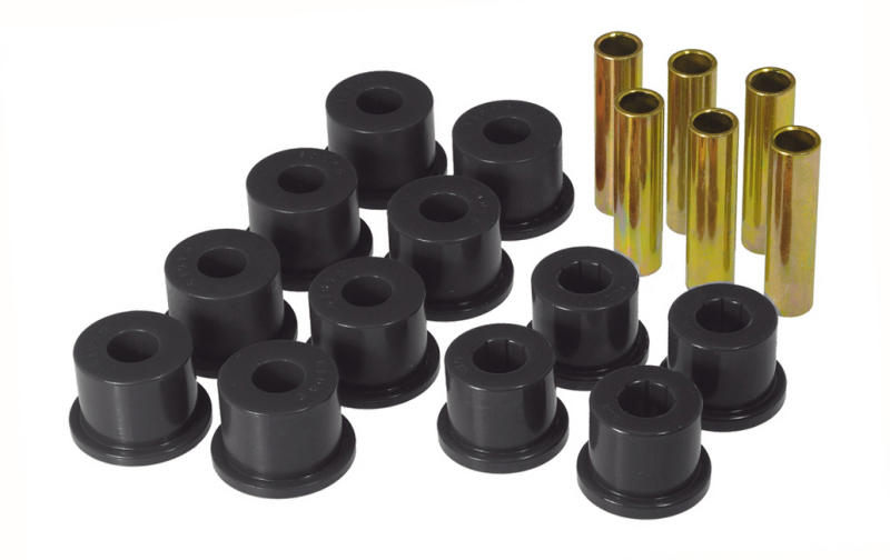 Prothane GM Rear Spring & Shackle Bushings (w/ 1.5in OD Frame Shackle Bush) – Black