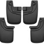 Husky Liners 05-15 Toyota Tacoma w/ OEM Fender Flares Front and Rear Mud Guards - Black