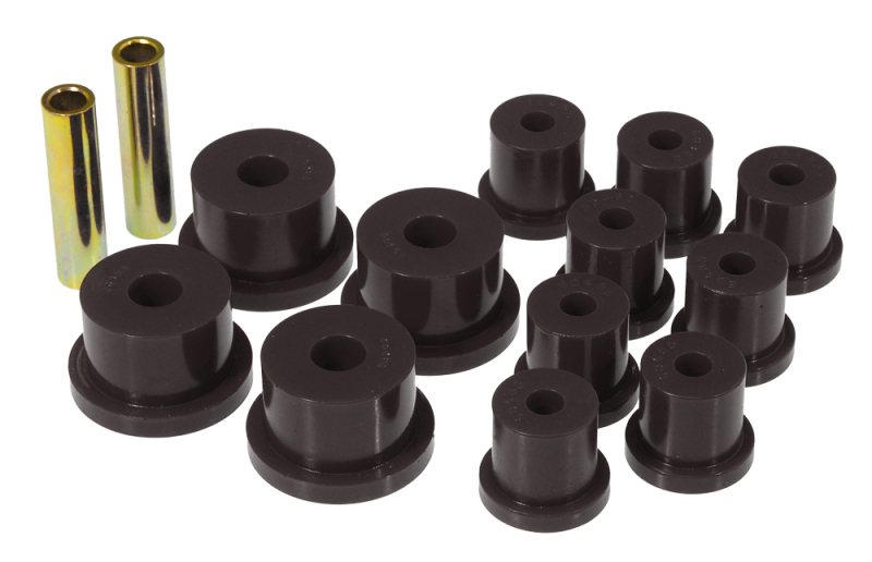 Prothane 64-73 Ford Mustang Rear Spring & 1/2in Shackle Bushings – Black