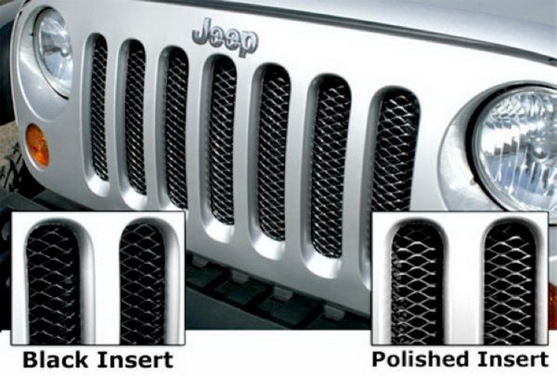 Rampage 2007-2018 Jeep Wrangler(JK) Grille 3D Single Piece – Black