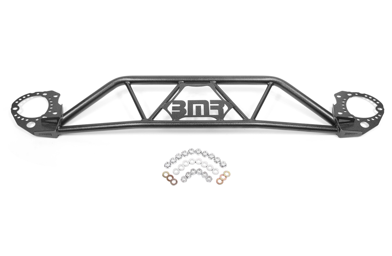 BMR 15-20 Ford Mustang Front Twin Tube Design Strut Tower Brace – Black Hammertone