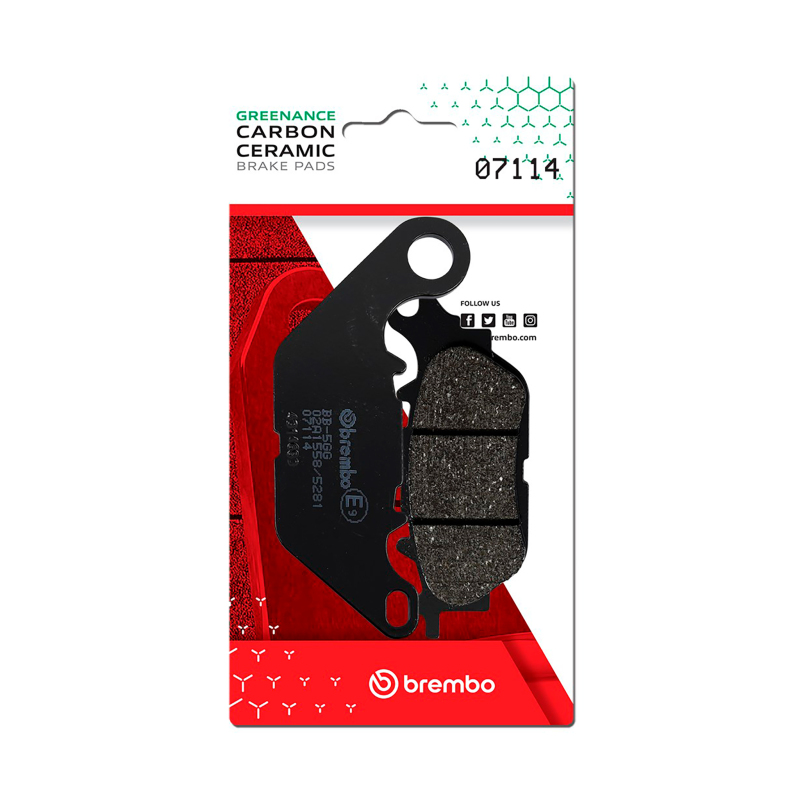 Brembo OE Yamaha DElight Carbon Ceramic Brake Pad – Front