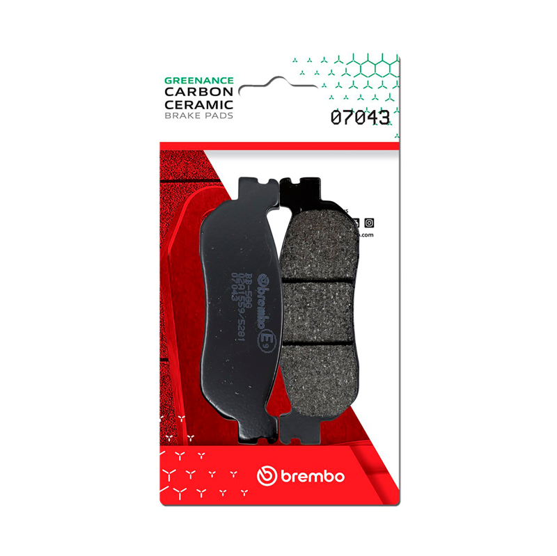 Brembo OE Mbk Skyliner/Yamaha X-City/Yamaha X-Max/Yamaha Yp Carbon Ceramic Brake Pad – Rear