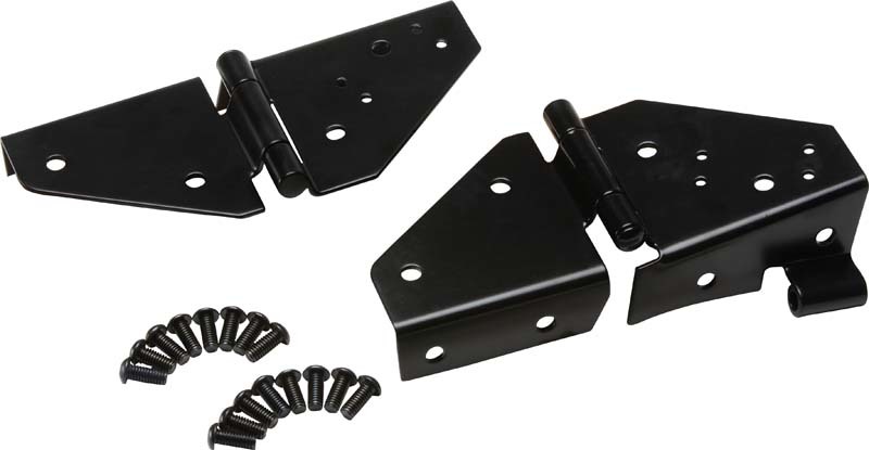Kentrol 76-95 Jeep CJ/Wrangler YJ Windshield Hinge Pair – Powdercoat Black