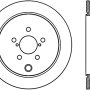 Stoptech 09-10 Subaru Forester / 08-10 Impreza/WRX Rear CRYO-STOP Rotor