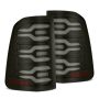 AlphaRex 19-21 Dodge Ram 1500 Luxx-Series LED Tail Lights Black w/Activ Light/Seq Signal