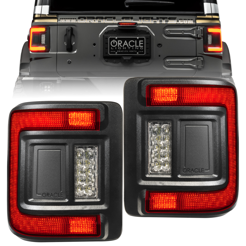 Oracle 2018+ Jeep Wrangler Rubicon/Sport LED Flush Mount Tail Light – Tinted
