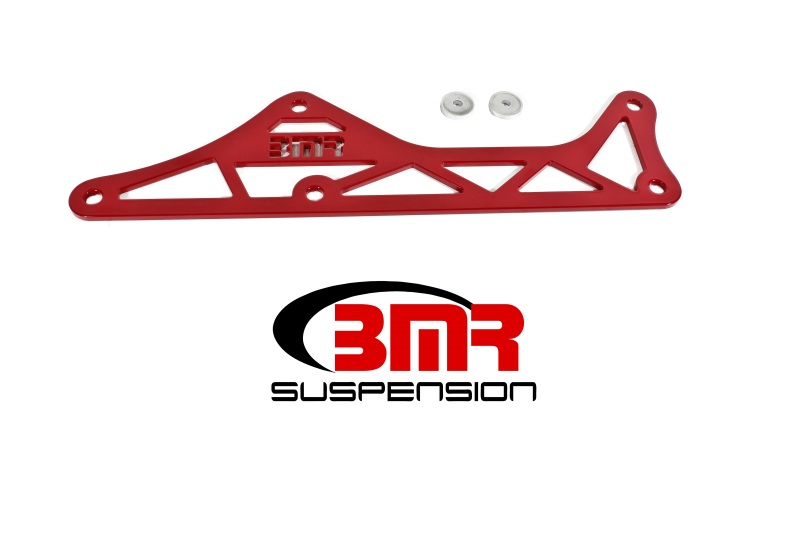 BMR 16-17 6th Gen Camaro Steel Driveshaft Tunnel Brace – Red
