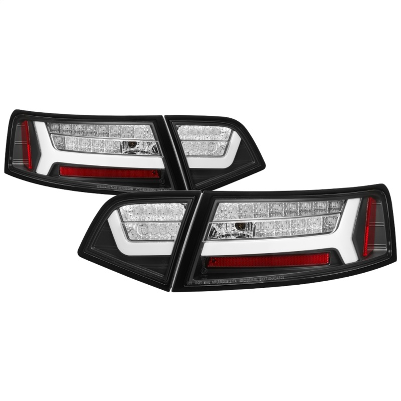 Spyder 09-12 Audi A6 LED Tail Lights – Black (ALT-YD-AA609-LED-BK)