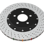 DBA 2020+ Chevrolet Corvette C8 Z51 Rear Crossdrilled 5000 Series Rotor