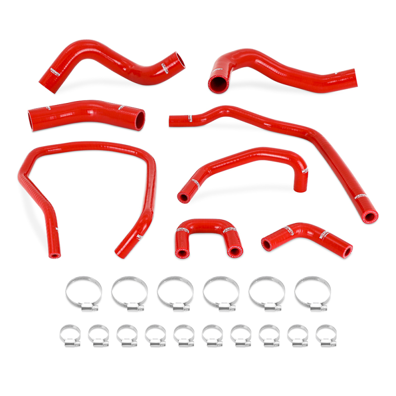 Mishimoto 04-10 Infiniti QX56 / 04-14 Titan Silicone Coolant Hose Kit – Red