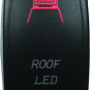 DragonFire Racing Lighted Switch Roof Led On/Off Red