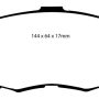 EBC 93-97 Lexus GS300 3.0 Yellowstuff Front Brake Pads