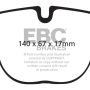 EBC 10+ BMW X5M 4.4 Twin Turbo Redstuff Rear Brake Pads