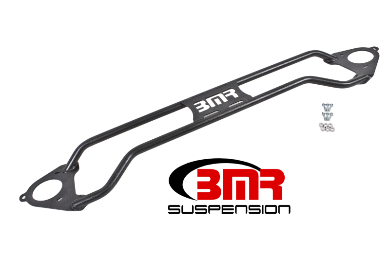 BMR 16-17 6th Gen Camaro Front Twin Tube Design Strut Tower Brace – Black Hammertone