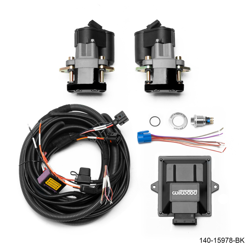 Wilwood Electronic Parking Brake Rear Retrofit Kit – 0.810in Rotor Black