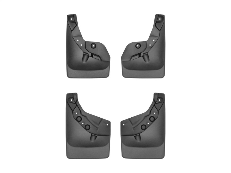 WeatherTech 24-25 Toyota Tacoma w/Fender Flares Front & Rear No Drill MudFlaps – Black