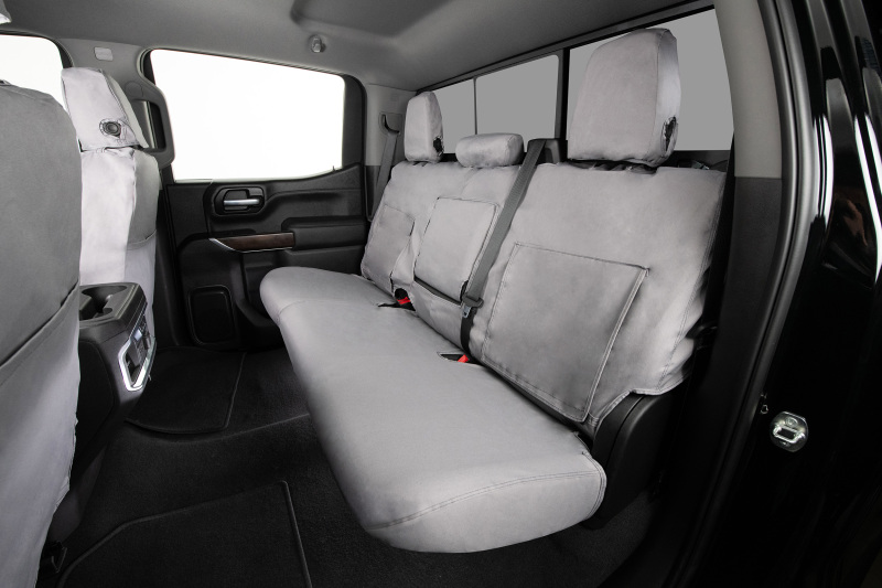 Covercraft 19-24 Ford F-250 Polycotton SeatSaver Custom Second Row Seat Covers - Grey