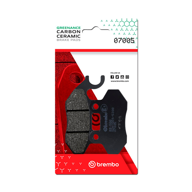 Brembo OE SYM Mask/SYM Red Devil/SYM SYMply/SYM Crox/Zero Zero Carbon Ceramic Brake Pad – Front