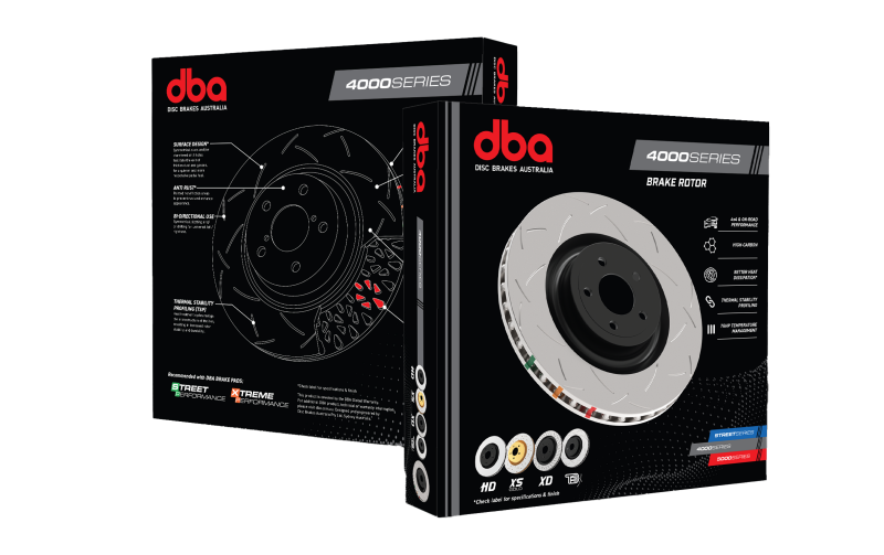 DBA 01-11 Lotus Elise/Exige S2 Front/Rear T3 4000 Series Slotted Rotor