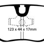 EBC 92-95 BMW M3 3.0 (E36) Bluestuff Rear Brake Pads