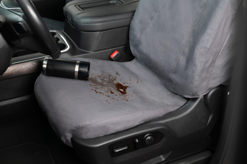 Covercraft 00-06 Ford Excursion Carhartt SeatSaver Custom Front Row Seat Covers - Gravel