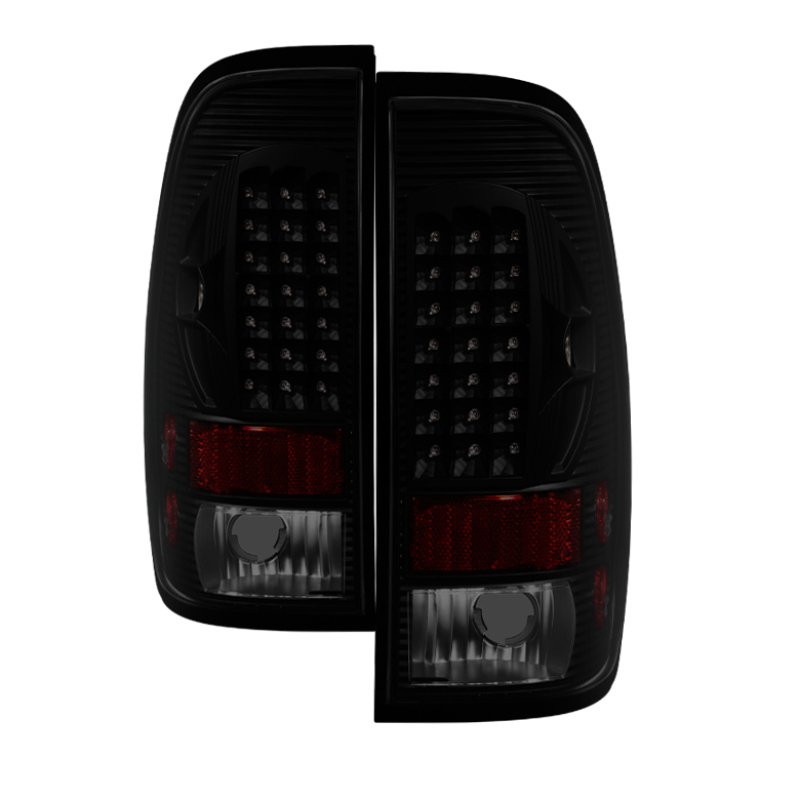 xTune Ford F250/350/450/550 Super Duty 99-07 LED Tail Lights Black Smoke ALT-ON-FF15097-LED-BSM