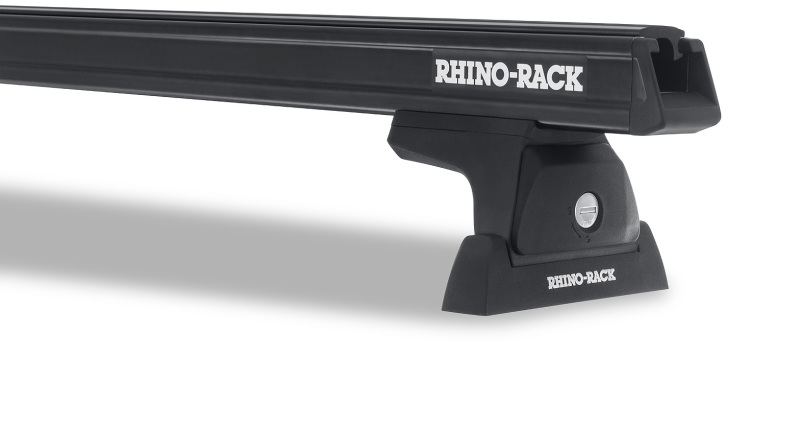 Rhino-Rack Heavy Duty 65in 2 Bar Roof Rack (No Tracks) – Black