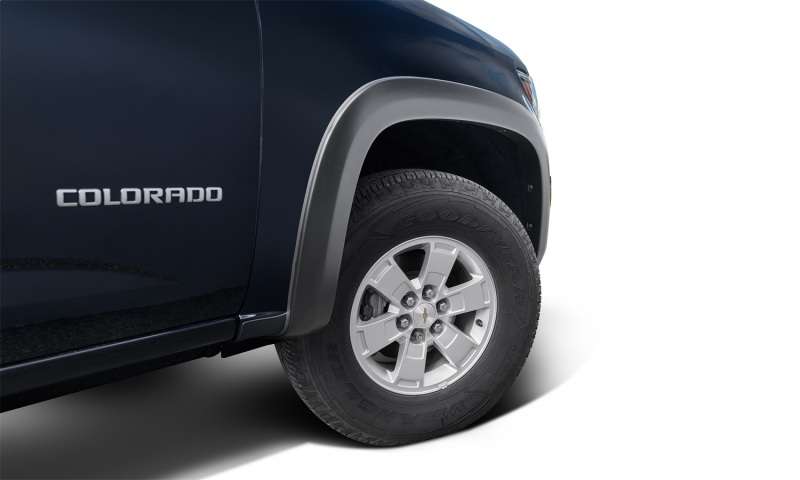 Bushwacker 15-19 Chevy Colorado (Excl. ZR2) OE Style Fender Flares 2pc Front – Black