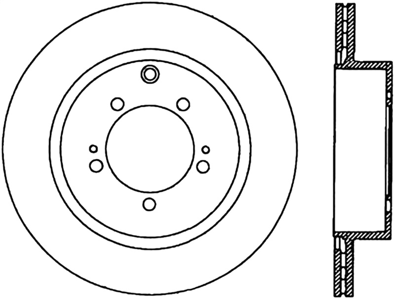 StopTech SportStop Cryo Slotted & Drilled Sport Brake Rotor