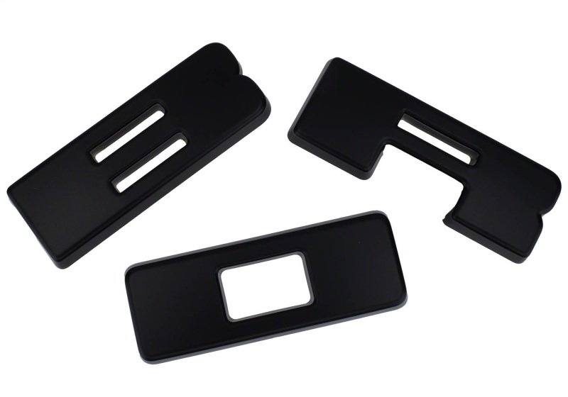 Ford Racing 2021+ Bronco Grille Lettering Overlay Kit - Black