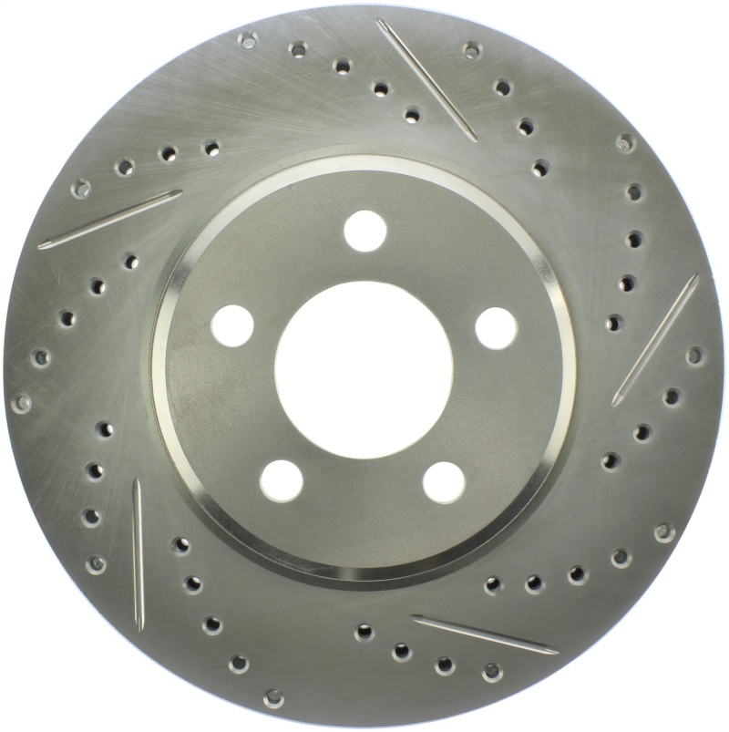 StopTech Select Sport 06-17 Dodge Charger/14-17 Chrysler 300 Slotted & Drilled Front Left Rotor