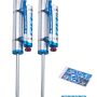 King Shocks 97-06 Jeep Wrangler TJ Front 2.5 Dia Piggy Hose Res Shock 3-5in Lift w/Adjuster (Pair)