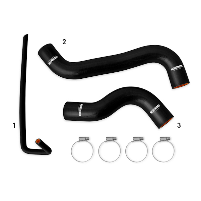 Mishimoto 2015+ Subaru WRX Silicone Radiator Coolant Hose Kit – Black