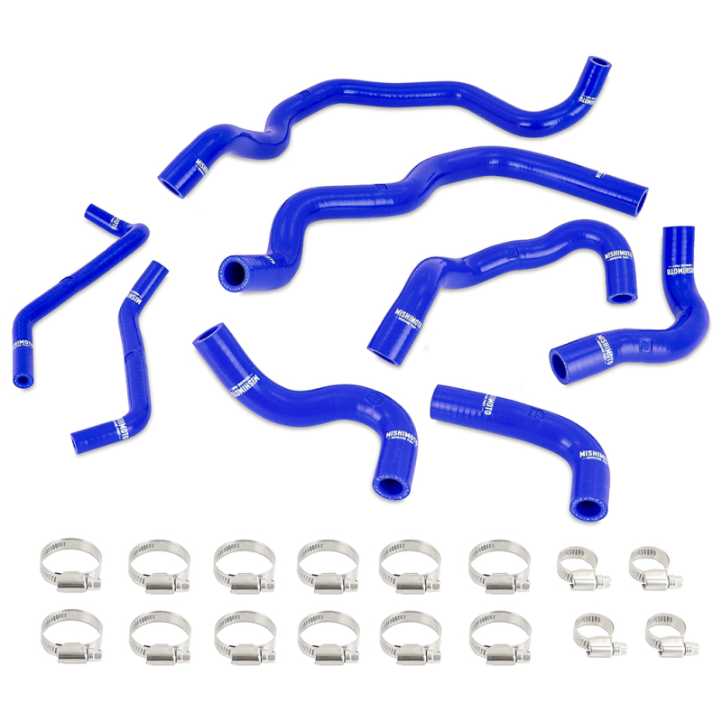 Mishimoto 2016+ Infiniti Q50/Q60 3.0T Ancillary Coolant Hose Kit – Blue