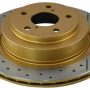 DBA 08-10 STi/2017 BRZ w/Perf. Pkg. Rear Dual-Drilled Street Series Rotor