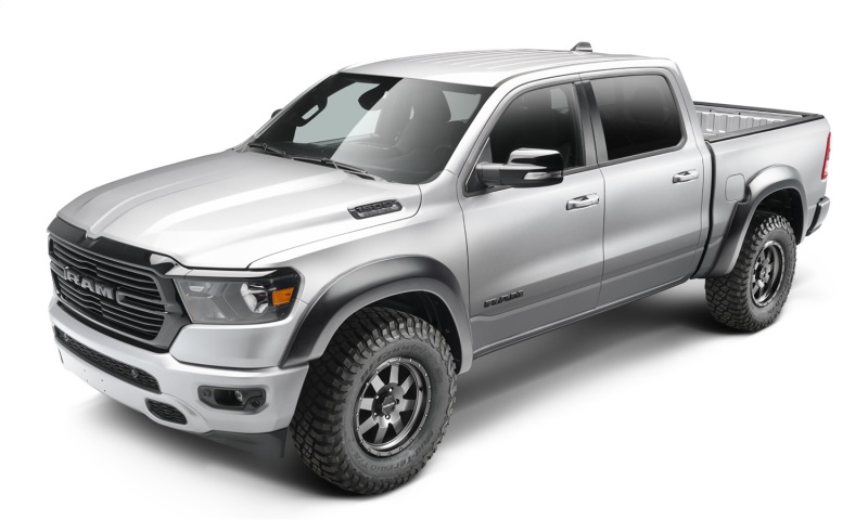 Bushwacker 19-22 Ram 1500 (Excl. Rebel/TRX) 67.4 & 76.3in Bed Extend-A-Fender Flares 4pc – Smth Blk