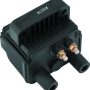 Twin Power 80-84 Big Twin and XL Mini Ignition Coil Black Replaces H-D 31614-83 3 Ohm