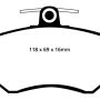 EBC 97-02 Volkswagen Cabriolet 2.0 Yellowstuff Front Brake Pads